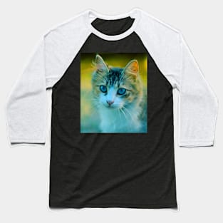 Cute kitten Baseball T-Shirt